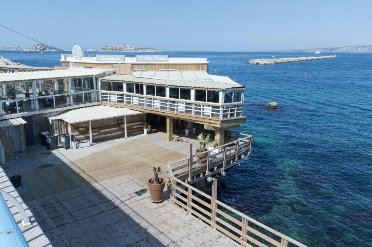 Stud Terras Ville Corniche 2 Pers Stat Gratuit Rue Modif Suivt Possib Et Accord Exclusif Марсель Екстер'єр фото