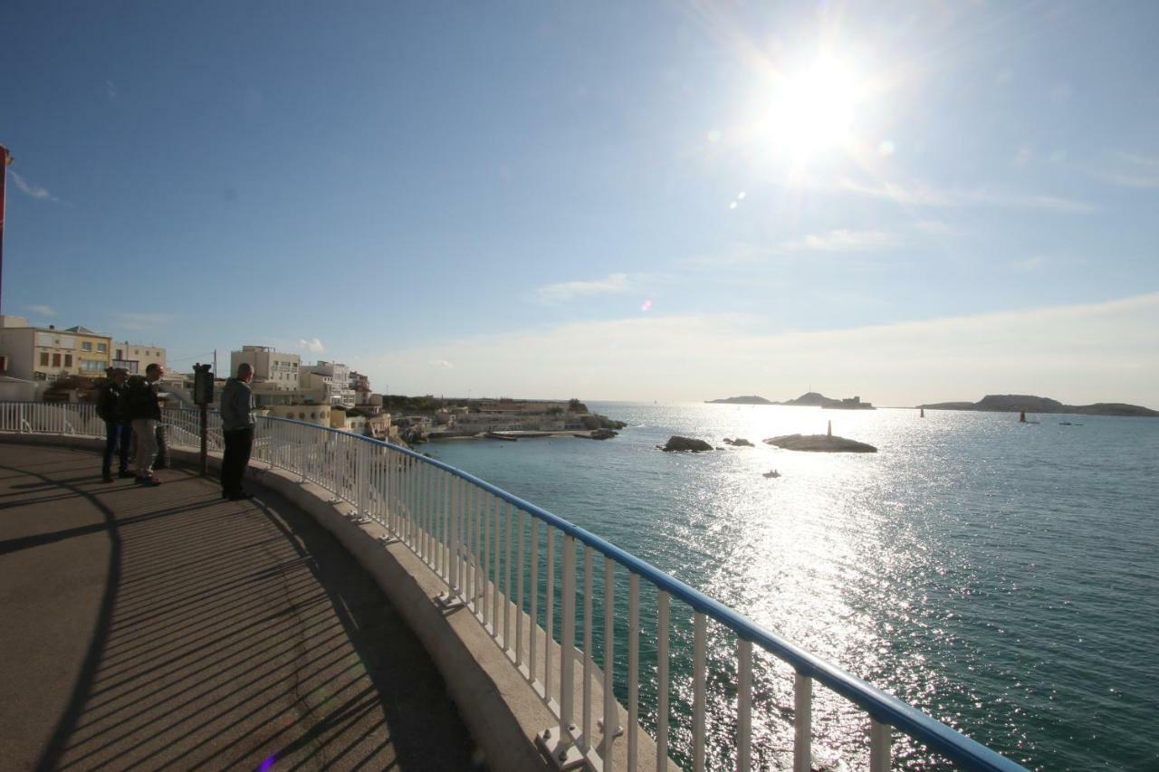 Stud Terras Ville Corniche 2 Pers Stat Gratuit Rue Modif Suivt Possib Et Accord Exclusif Марсель Екстер'єр фото
