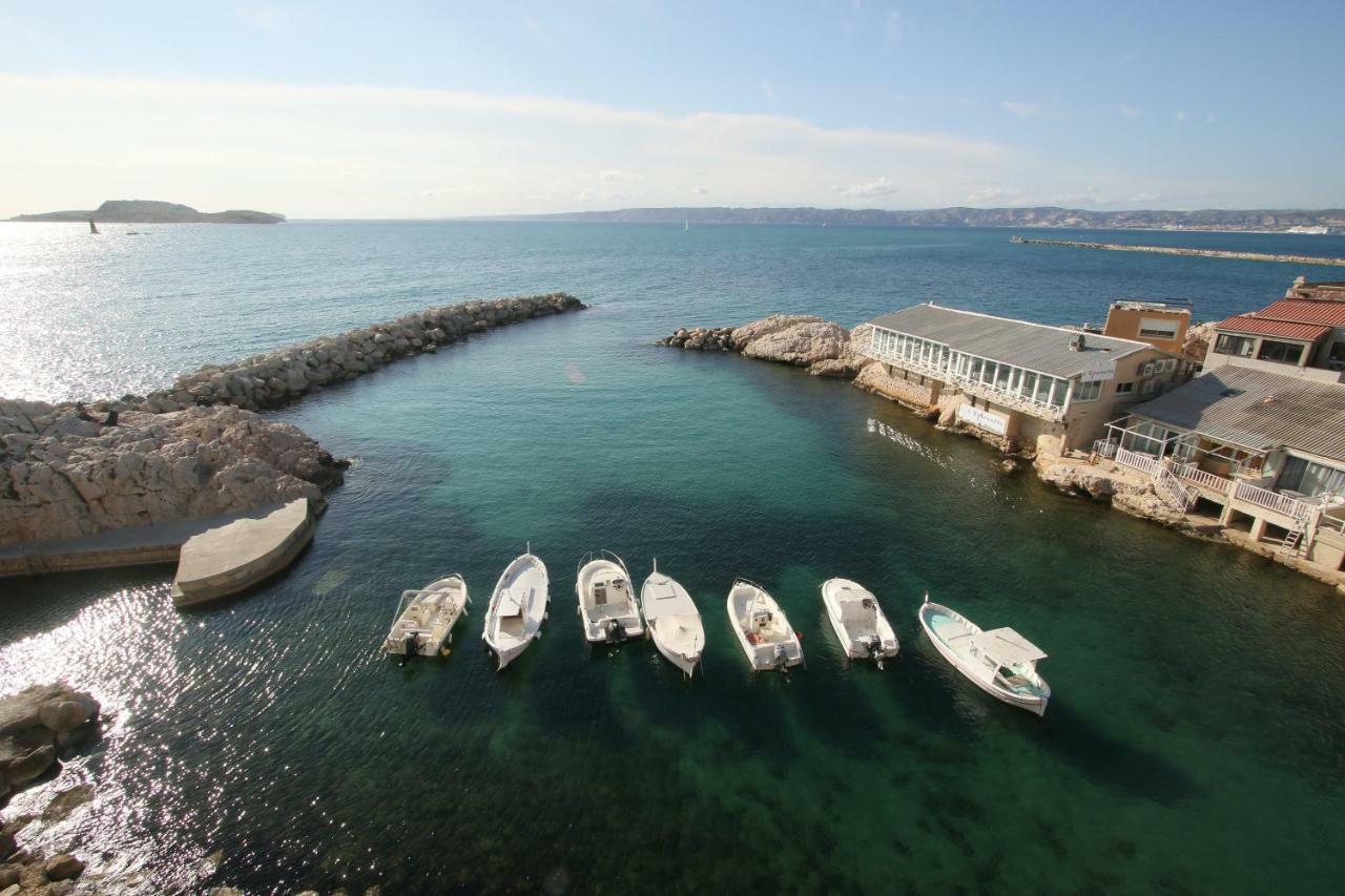 Stud Terras Ville Corniche 2 Pers Stat Gratuit Rue Modif Suivt Possib Et Accord Exclusif Марсель Екстер'єр фото